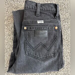 Wrangler Wild West High Rise Straight Women’s Black Jeans Size 25